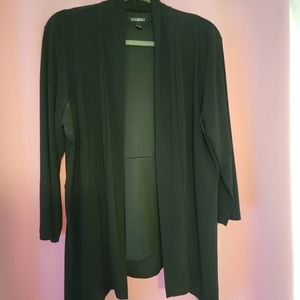 Black dress cardigan/blazer XL